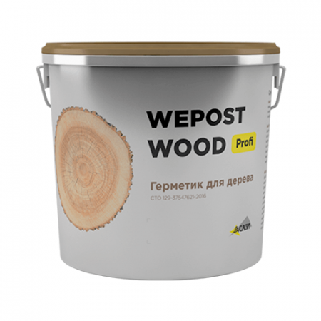 Wepost Wood Profi - однокомпонентный акриловый герметик, 7 кг